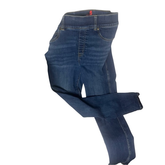 SPANX Ankle Skinny Jeans, Medium Wash size large - Picture 4 of 4